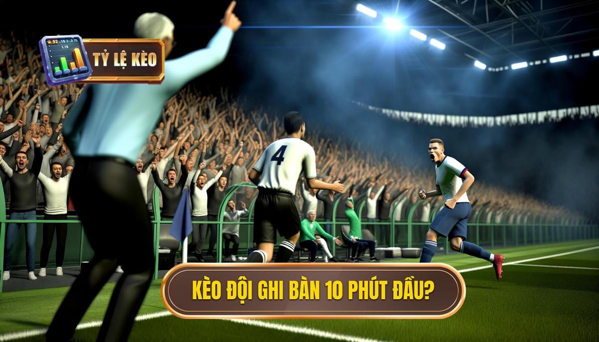 Kèo cược đội ghi bàn trong 10 phút đầu - Hướng dẫn chi tiết cho người chơi 1 Kèo cược đội ghi bàn trong 10 phút đầu là gì_