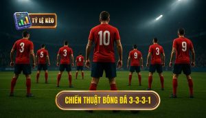 Chiến thuật bóng đá 3-3-3-1