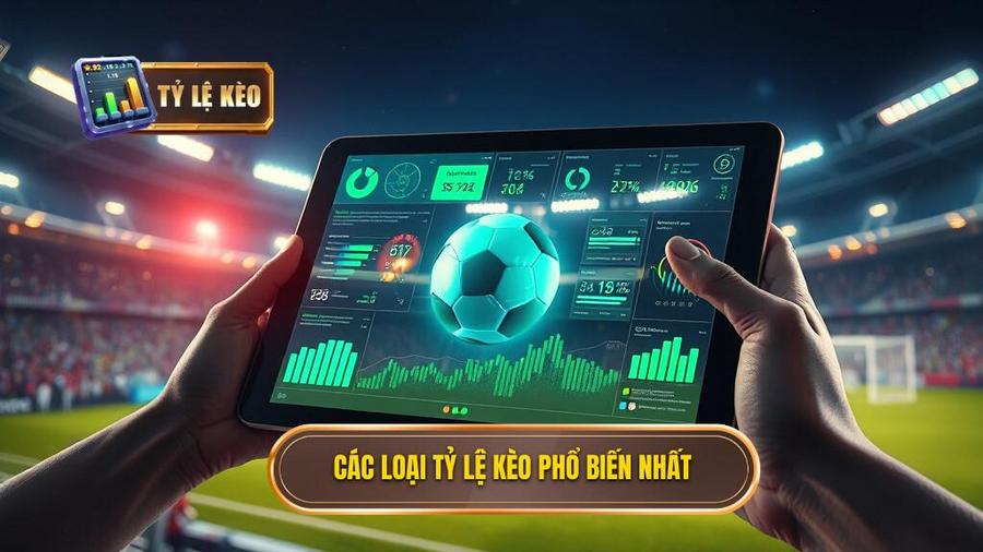 2. Các loại tỷ lệ kèo phổ biến nhất