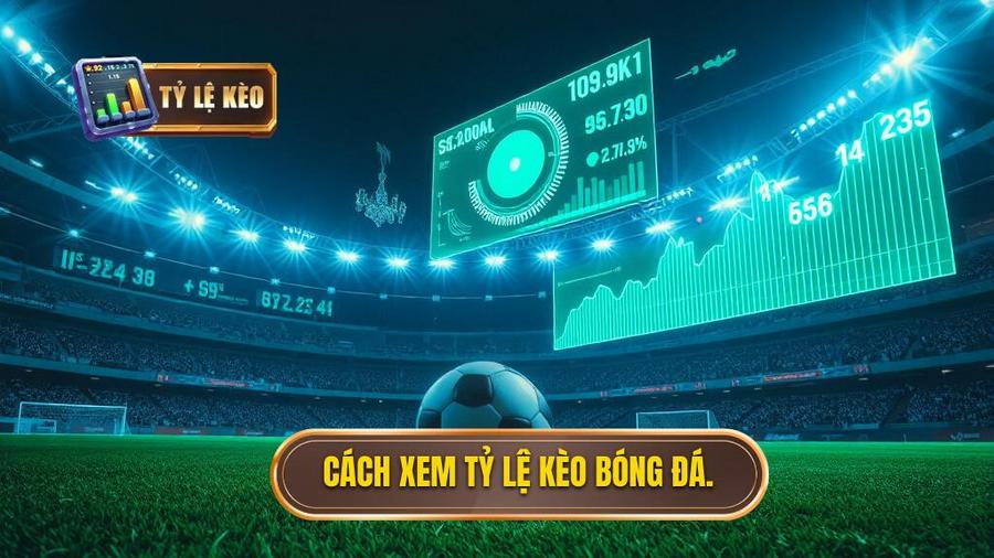 Cách xem tỷ lệ kèo bóng đá.