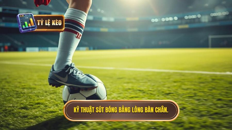 Tại sao kỹ thuật sút bóng bằng lòng bàn chân phải lại quan trọng?