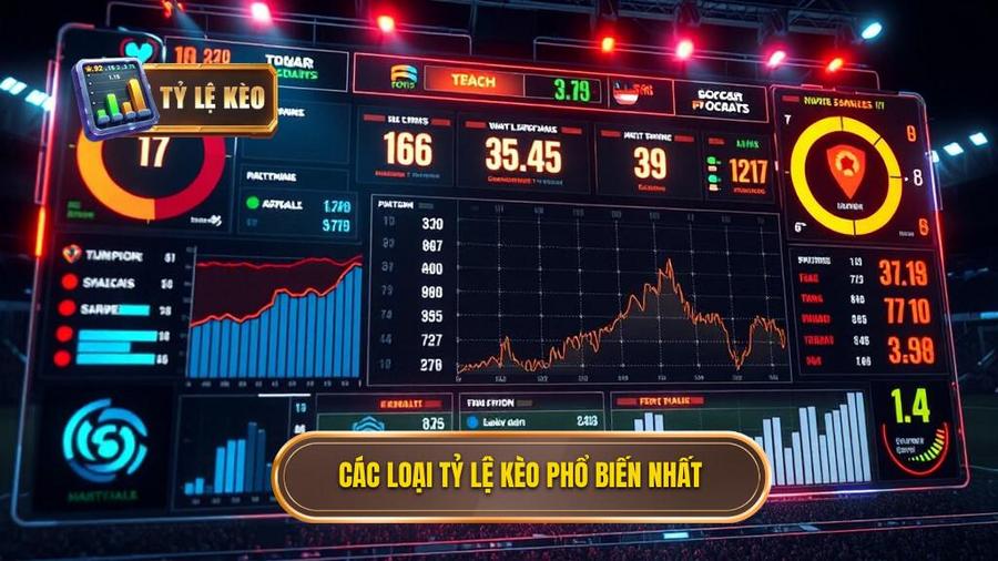 Các loại tỷ lệ kèo phổ biến nhất