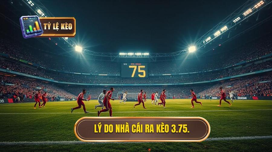 Tại sao nhà cái lại đưa ra tỷ lệ kèo tài xỉu 3.75 hiệp 2?