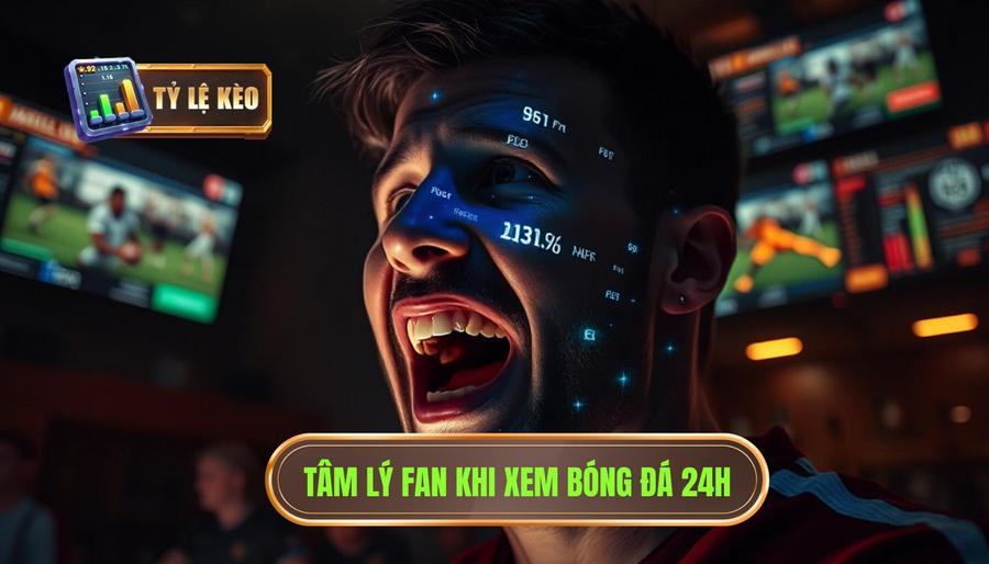 Tâm lý fan khi xem bóng đá 24h